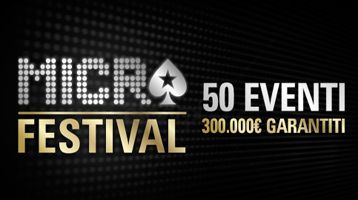 Poker Online Italia: boom di iscritti per il Micro Festival #26