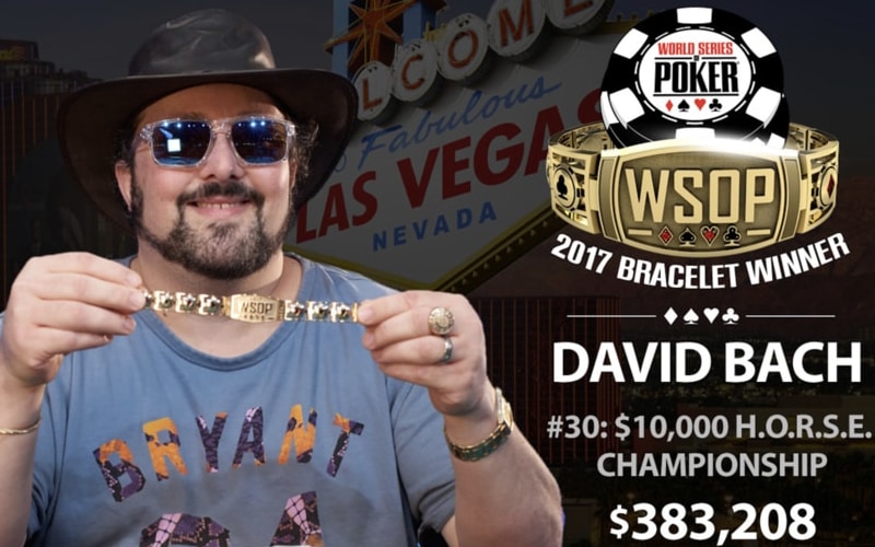 WSOP 2017: doppietta per David Bach, suo anche l’evento H.O.R.S.E. Championship