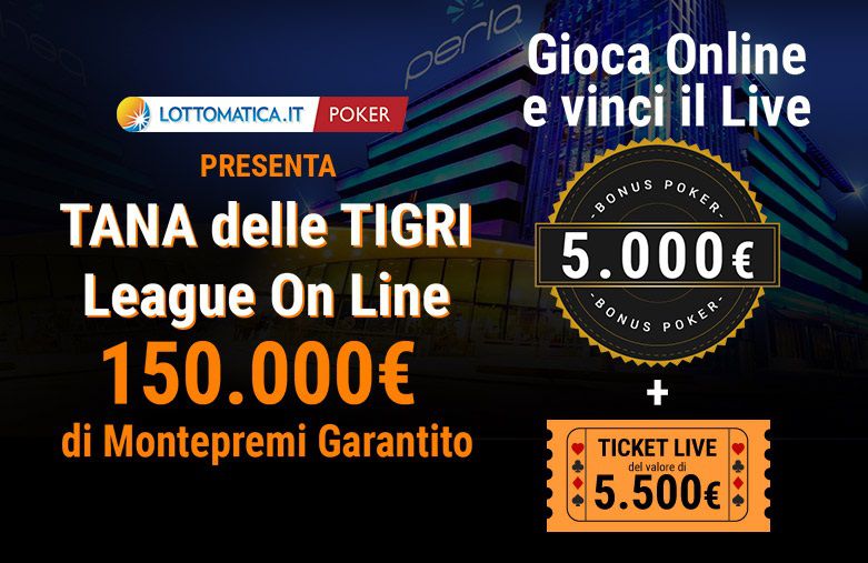 Gioca Online e vince Live con Lottomatica e il Tana delle Tigri