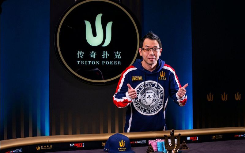 Winfred Yu, vincitore dell'Evento #3 (Foto Blog Triton Poker Series)