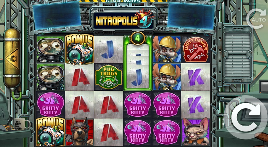 Nitropolis 4: schermata di gioco