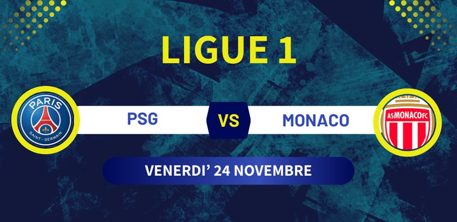 Pronostico PSG-Monaco di LIgue 1 francese