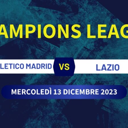 Pronostico Atletico Madrid-Lazio, scommesse e probabili formazioni