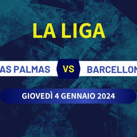 Pronostico Las Palmas-Barcellona, quote scommesse, probabili formazioni e dove vederla in TV