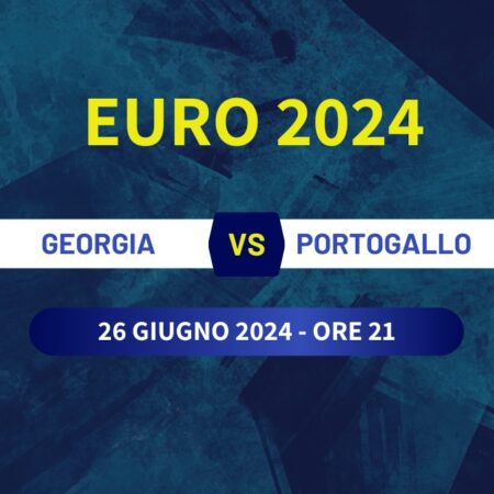 Pronostico Georgia-Portogallo di Euro 2024 di oggi 26 giugno