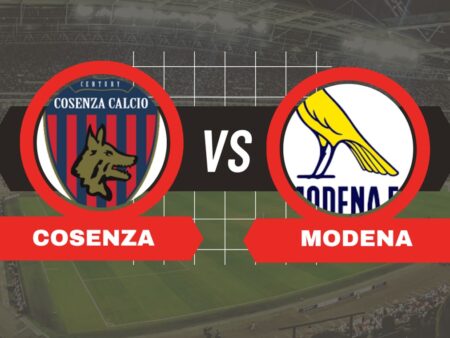 Cosenza-Modena Serie B, pronostico, scommesse, formazioni e TV